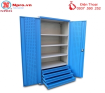 Tủ dụng cụ 4 ngăn 2 cánh 3 khay 1ly KT: W1100xD500xH1800mm