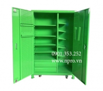 Tủ dụng cụ 2 cánh 2 ngăn 4 khay KT: 1000Wx500Dx1800Hmm