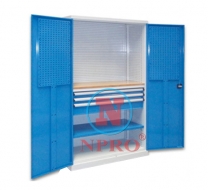 Tủ dụng cụ 2 cánh 2 khay 3 ngăn KT: 1000Wx500Dx1800Hmm