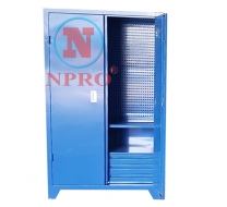 Tủ dụng cụ 2 cánh 6 ngăn KT: 1000Wx500Dx1800Hmm sơ tĩnh điện
